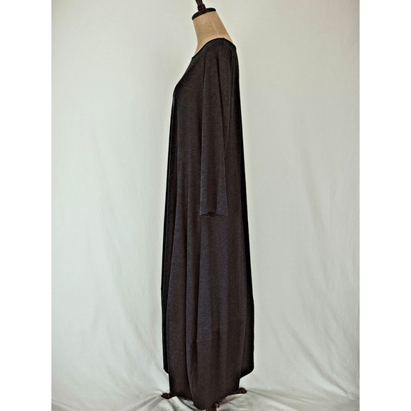 COMFY USA 1X Charcoal Heathered Grey Dress BEAUTIFUL ON!!! 1X Balloon #0080 - Picture 2 of 8